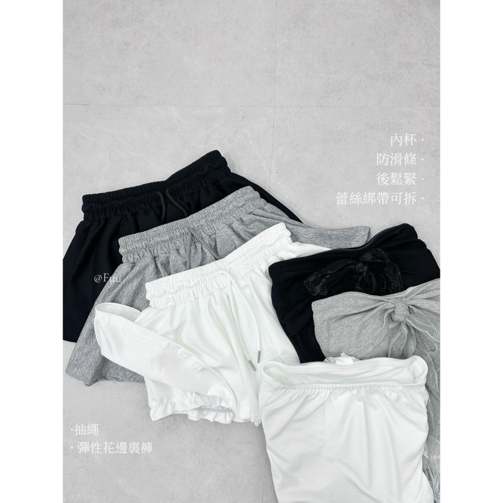 [6070] 蝴蝶結馬甲傘裙 套裝-細節圖5