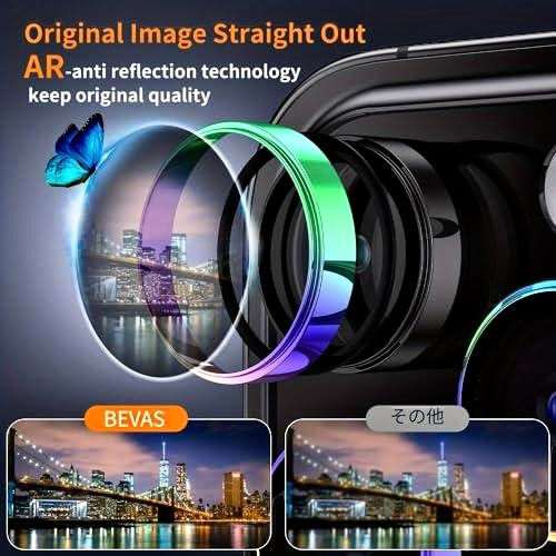 日本BEVAS 藍寶石鏡頭保護貼 燒鈦色 15pro 15promax iphone15 燒鈦鏡頭貼 bevns-細節圖7