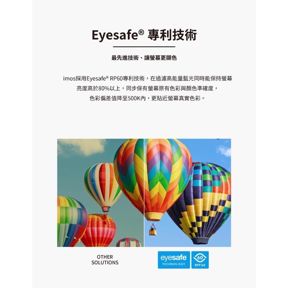 ￼imos低藍光螢幕保護貼 ipad pro ipad qir保護貼 德國萊因認證RPF60 ipad抗藍光保護貼-細節圖7