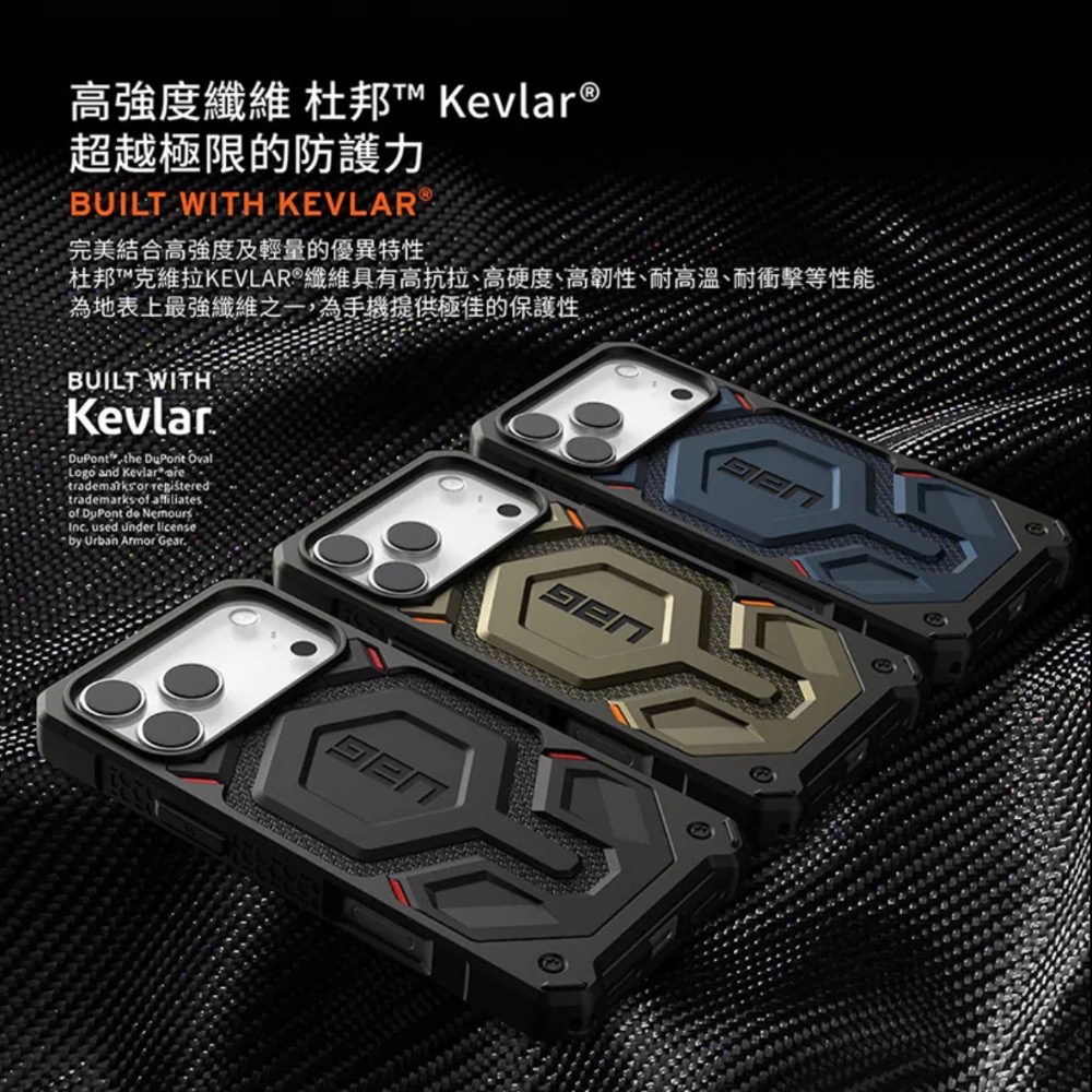 ￼UAG 頂級特仕版 軍規防摔殼 保護殼 支援 MagSafe 手機殼 iPhone 17 Pro Max-細節圖2