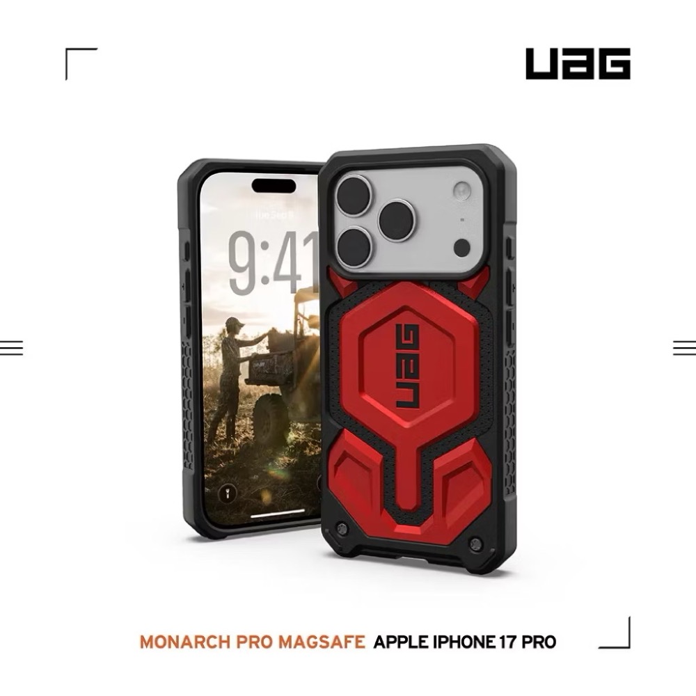 ￼UAG 全系列 17Pro 軍規防摔殼 保護殼 MagSafe 手機殼 iPhone 17 Pro Max-細節圖9