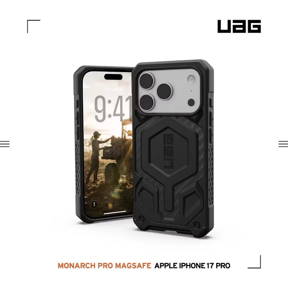 ￼UAG 全系列 17Pro 軍規防摔殼 保護殼 MagSafe 手機殼 iPhone 17 Pro Max-細節圖10