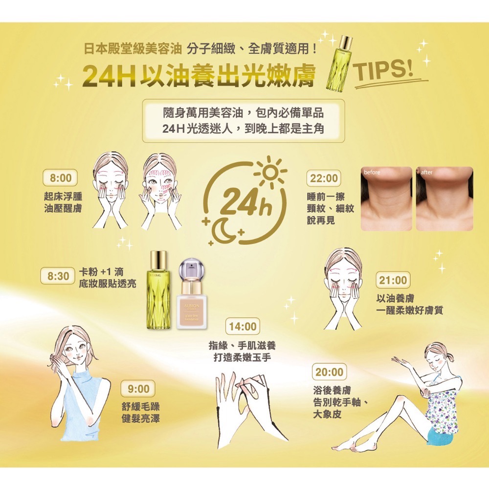 ALBION 健水黃金修護禮盒（健康化妝水、黃金油、健康面膜）-細節圖6