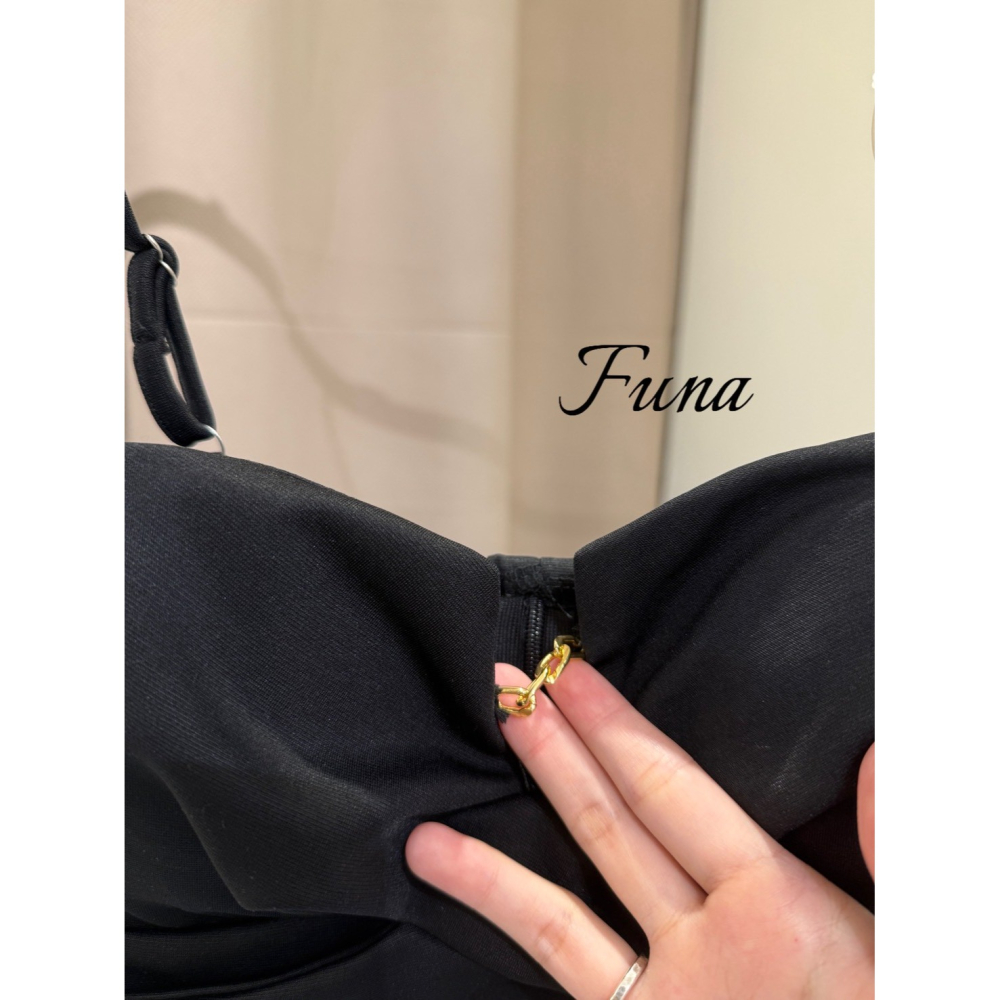 ♡ 現貨不用等 ♥𝓕𝓾𝓷𝓪🤍優雅扭結馬甲上衣🤍-細節圖3