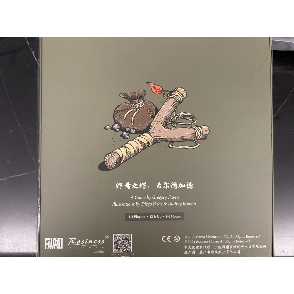 終焉之塔 希爾德加德 (塔2) 含牌墊 桌遊 簡體中文 二手-細節圖2