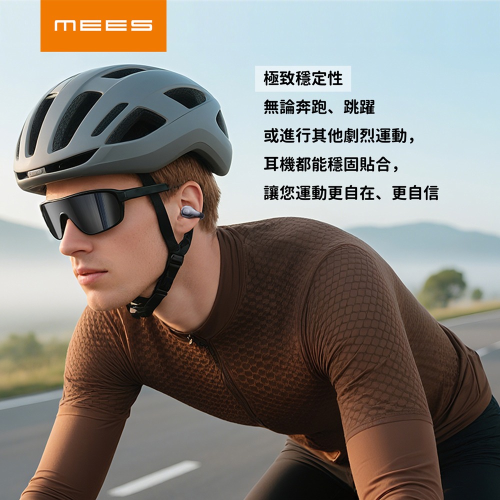MEES邁斯 AI即時翻譯耳夾式智能藍芽耳機 雲朵氣墊運動耳機 HiFi高音質藍牙5.4 免費APP智能助手-細節圖9