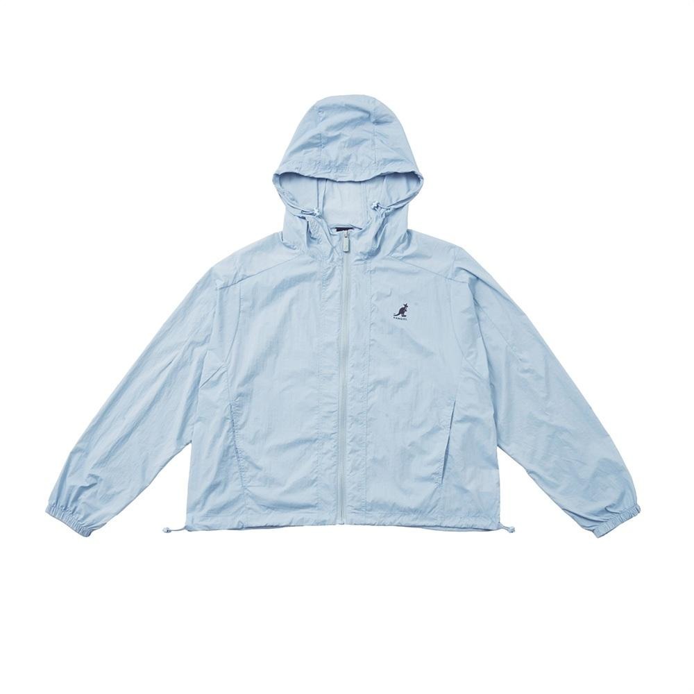 KANGOL 英國袋鼠夏日防曬冰冰連帽外套(透氣/防紫外線/運動外套/遮陽/戶外休閒)-細節圖5