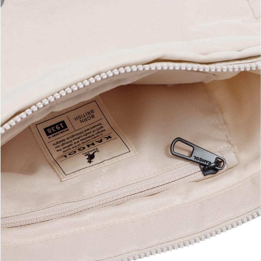 KANGOL 英國袋鼠尼龍輕量側背枕頭包(白色小包/情侶包/護照包/雲朵包)-細節圖5