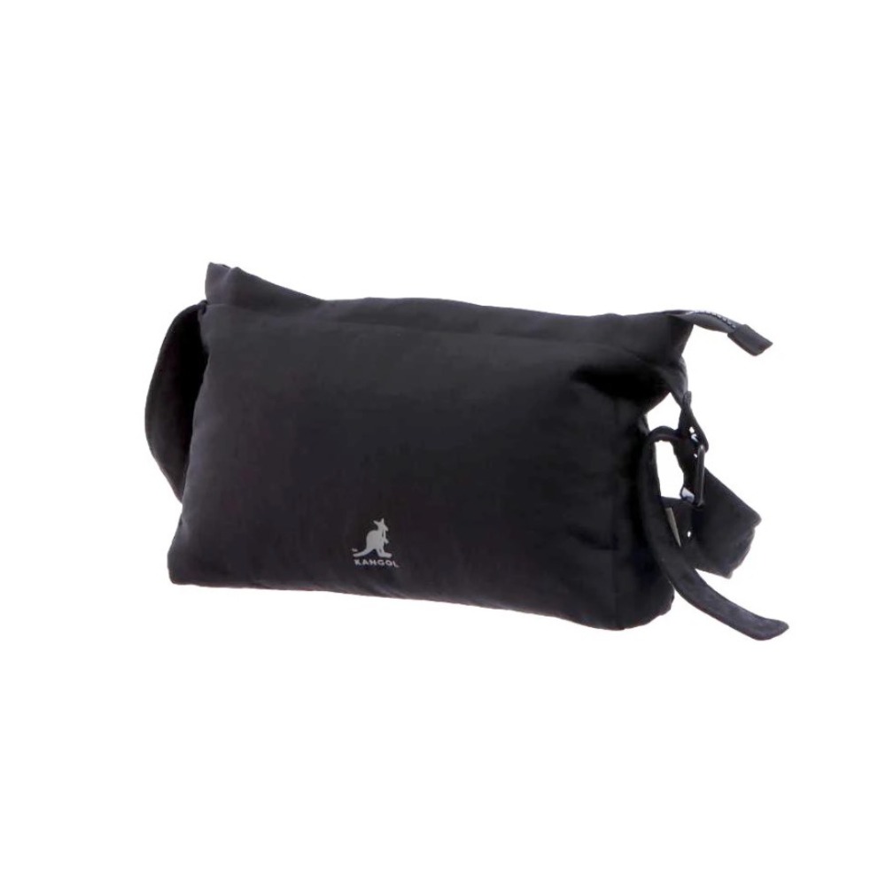 KANGOL 英國袋鼠尼龍輕量側背枕頭包(白色小包/情侶包/護照包/雲朵包)-規格圖5