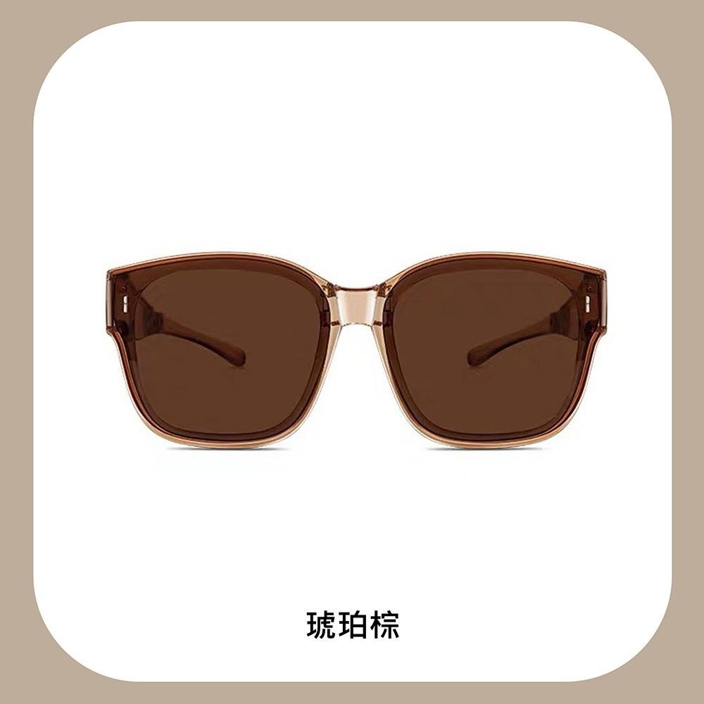 HUNGMI 折疊式套鏡偏光太陽眼鏡(小臉/眼鏡族/防眩光/UV400/遮陽防曬墨鏡)-細節圖5