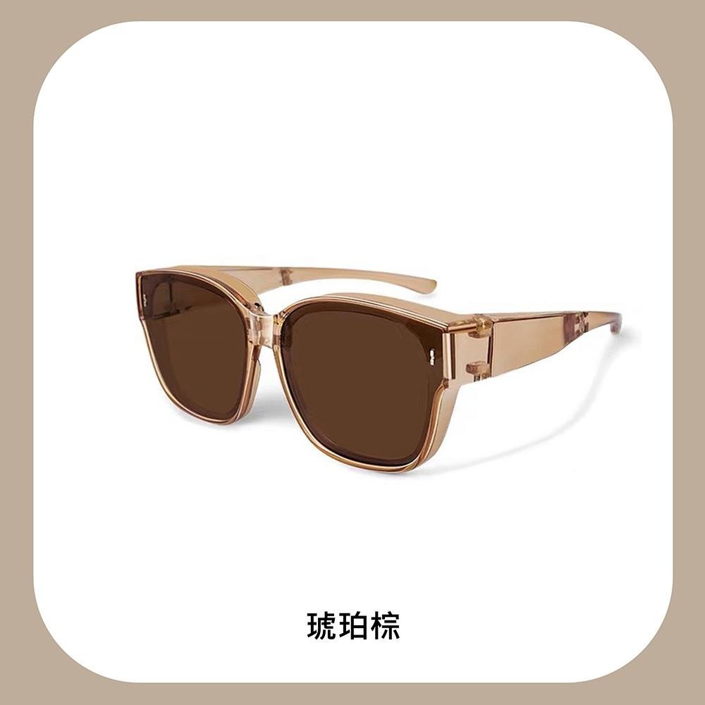 HUNGMI 折疊式套鏡偏光太陽眼鏡(小臉/眼鏡族/防眩光/UV400/遮陽防曬墨鏡)-細節圖6