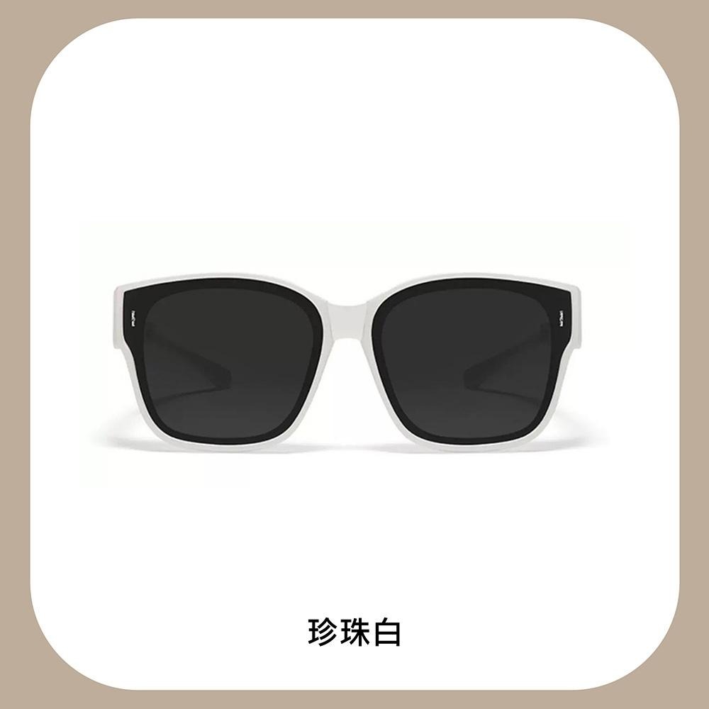 HUNGMI 折疊式套鏡偏光太陽眼鏡(小臉/眼鏡族/防眩光/UV400/遮陽防曬墨鏡)-細節圖7