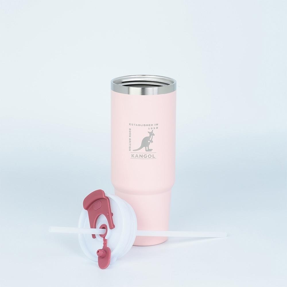 【KANGOL】英國袋鼠大容量隨手吸管杯 環保隨行杯(通勤｜外出｜冰壩杯)-細節圖2
