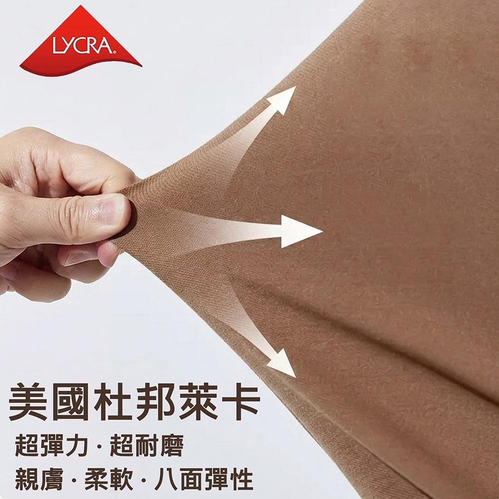 Eglara 依格菈裸感高腰萊卡三分瑜珈褲(提臀顯瘦/運動短褲/壓力褲/鯊魚褲/免穿內褲)-細節圖3