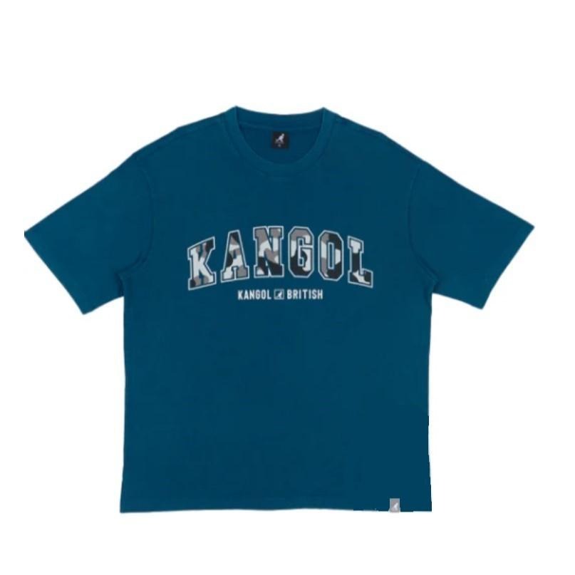 △原廠正貨△ 英國KANGOL 袋鼠KANGOL LOGO豹紋短袖T恤 64556005-細節圖2