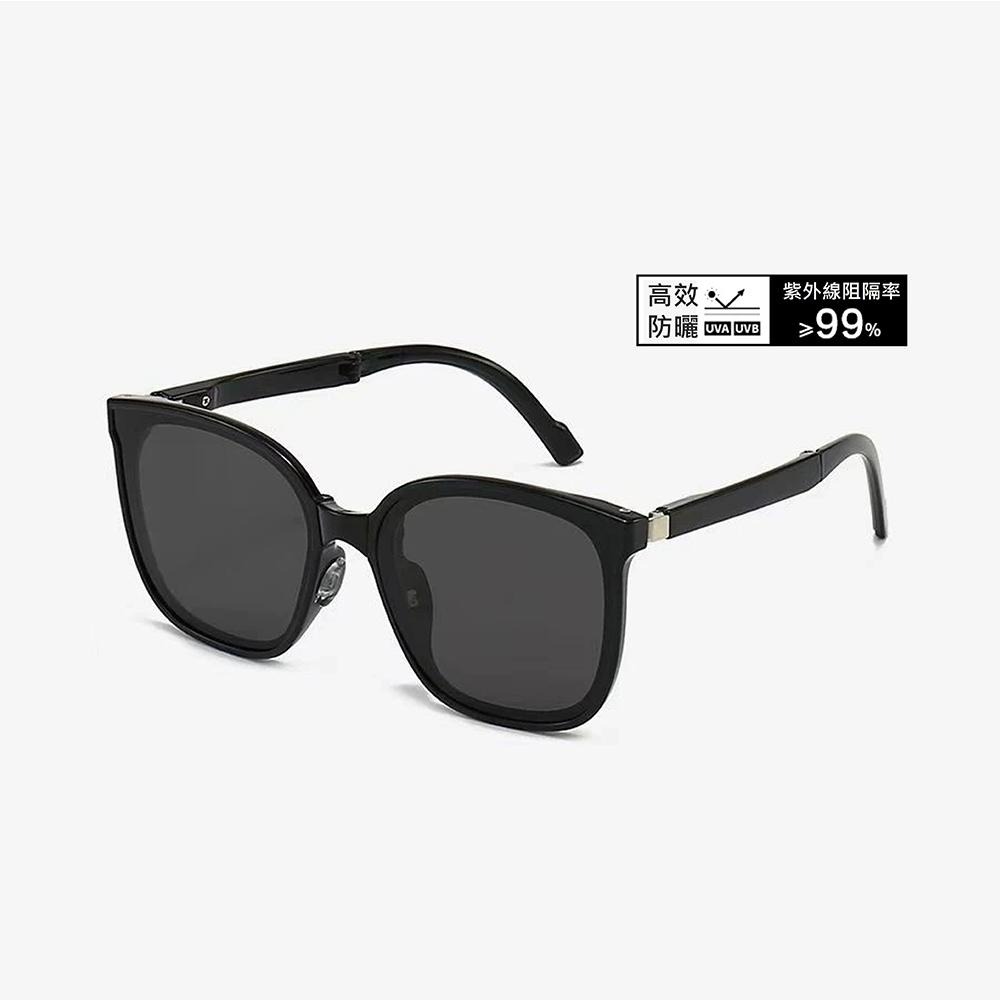 HUNGMI 折疊式偏光太陽眼鏡(防眩光/UV400/遮陽防曬墨鏡/INS風)-細節圖3