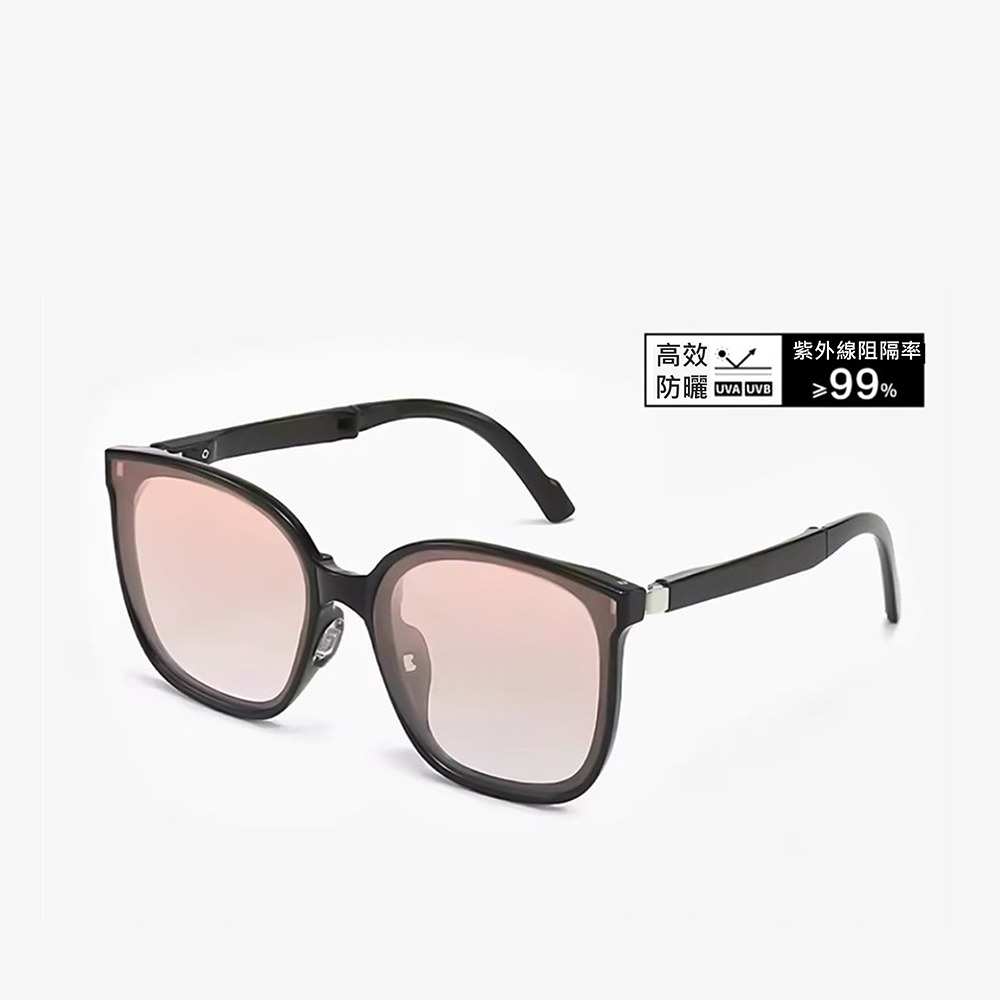 HUNGMI 折疊式偏光太陽眼鏡(防眩光/UV400/遮陽防曬墨鏡/INS風)-規格圖9