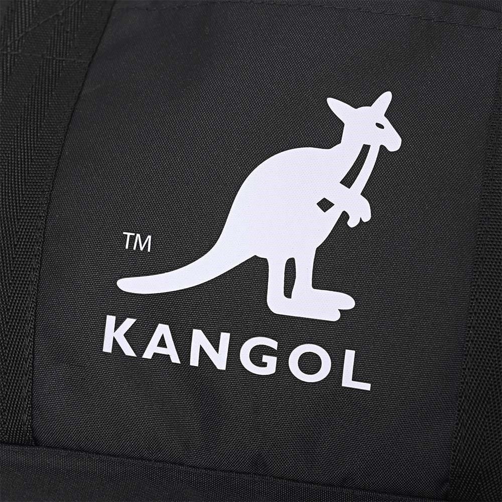 △原廠正貨△ KANGOL 圓筒旅行袋 手提袋 行李袋 休閒包 二天一夜 附背帶 限量加贈品牌細網購物袋-細節圖4