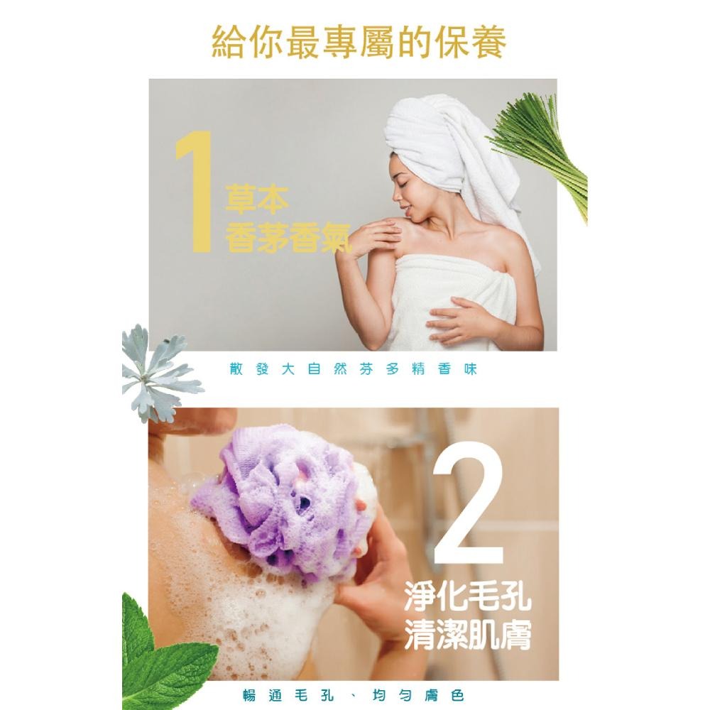 HAPPY HOUSE 五合一香茅薄荷平安淨身沐浴乳 1000ML x 2入組-細節圖3