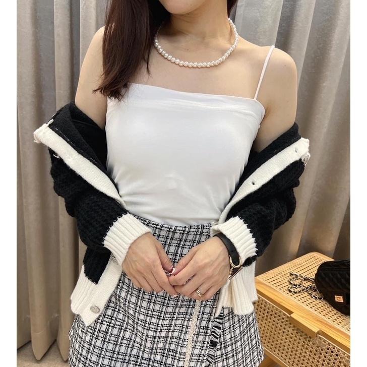 現貨𖤐 兔子魚║ 01383 內刷絨 保暖 罩杯背心 小可愛 刷毛內搭 暖絨背心 保暖背心 不跑杯-細節圖2