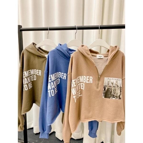 現貨𖤐 兔子魚║ 520884 正韓 韓國 英文 拉鍊 美式風 寬鬆 刷毛T 長袖上衣 韓國秋冬 內刷毛 翻領 休閒-細節圖9