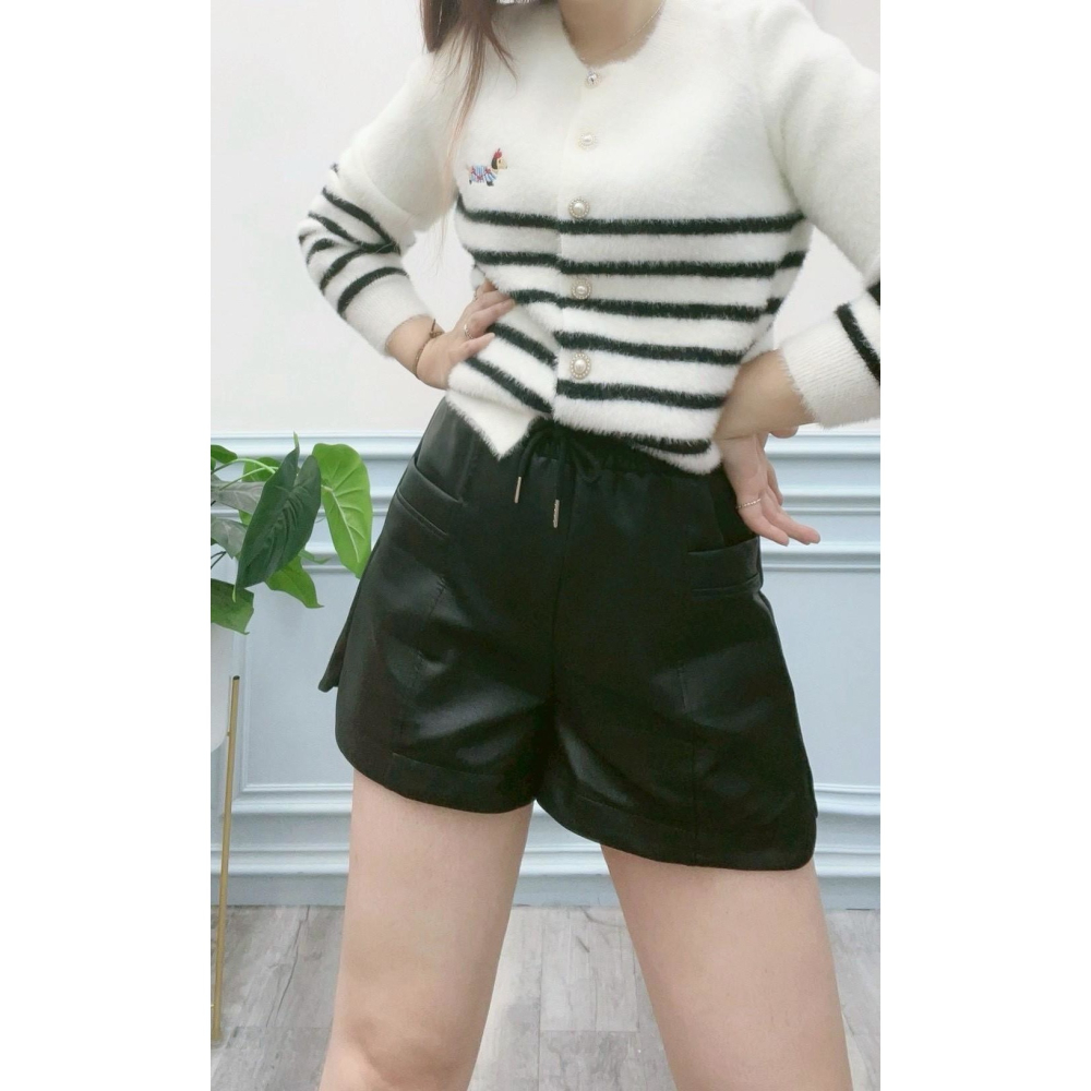 現貨𖤐兔子魚✓║711 刺繡毛衣 小狗毛衣 開釦毛衣 橫條毛衣 仿水貂毛毛衣 小圖毛衣 可愛毛衣 女毛衣 條紋毛衣 溫-細節圖2