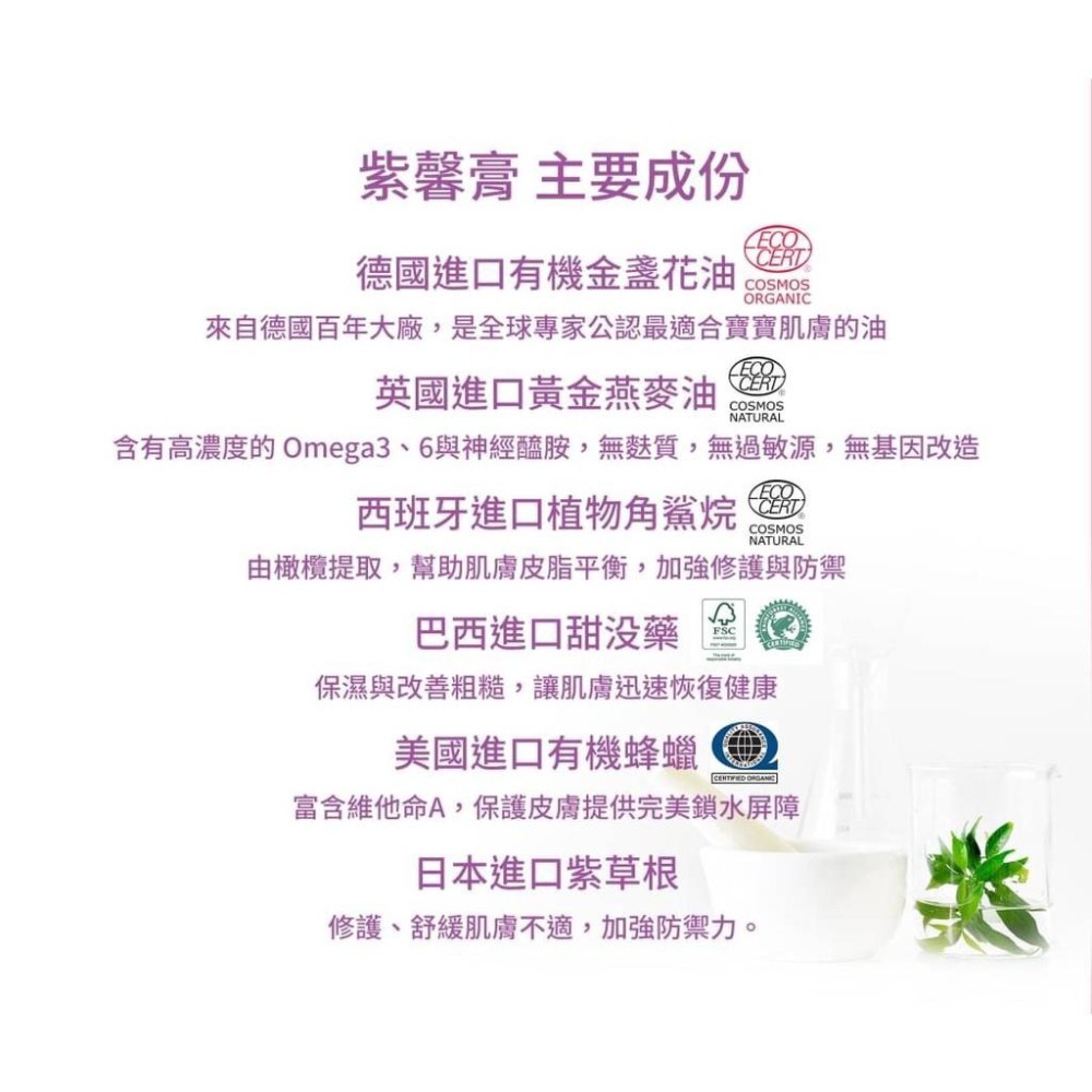 媽媽寶寶必備✅ Cindora 馨朵拉 紫馨膏 20g家庭號 10g旅行罐 獨家贈2g隨身瓶 熱銷ALL IN組-細節圖8
