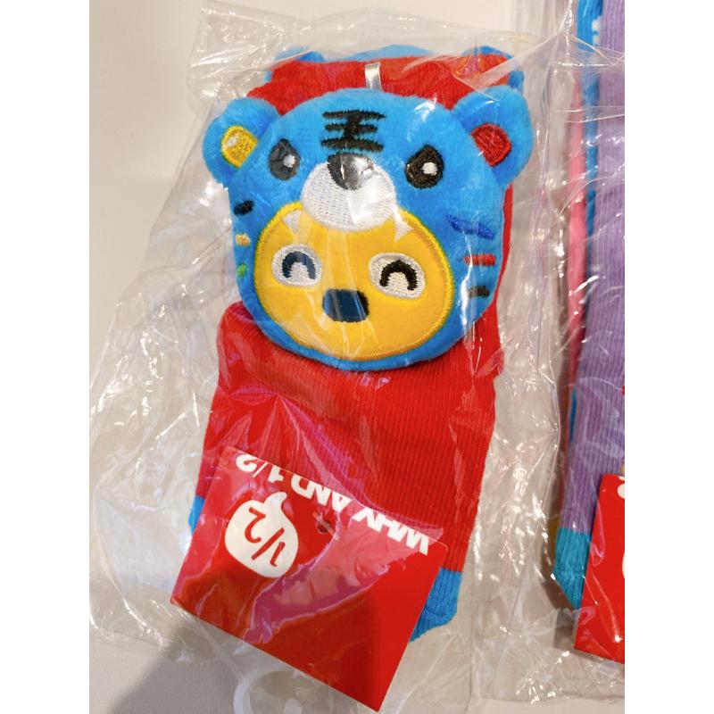 Why and 1/2 虎頭中統襪 襪子 絕版品 彩色襪子 過年新襪 現貨-細節圖2