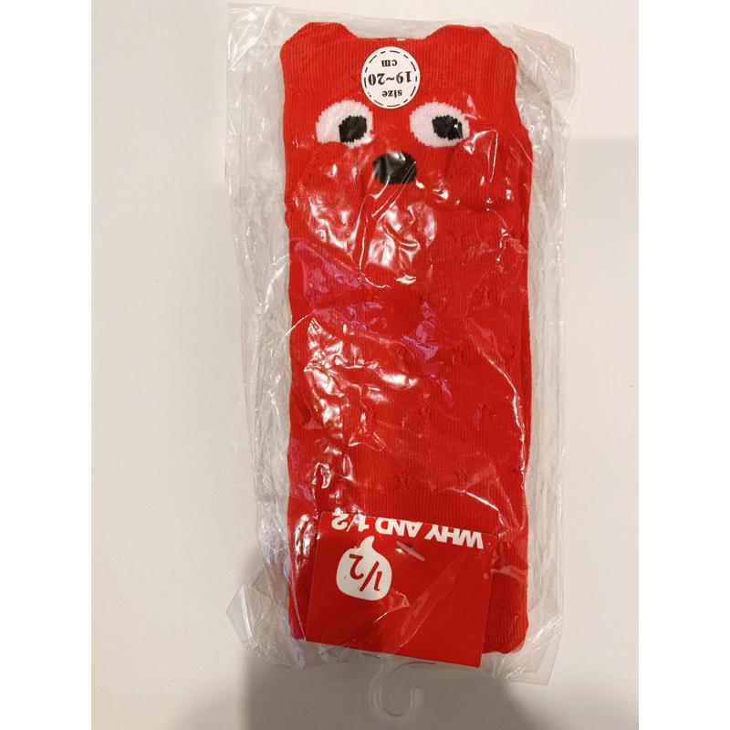 Why and 1/2 虎頭中統襪 襪子 絕版品 彩色襪子 過年新襪 現貨-細節圖5