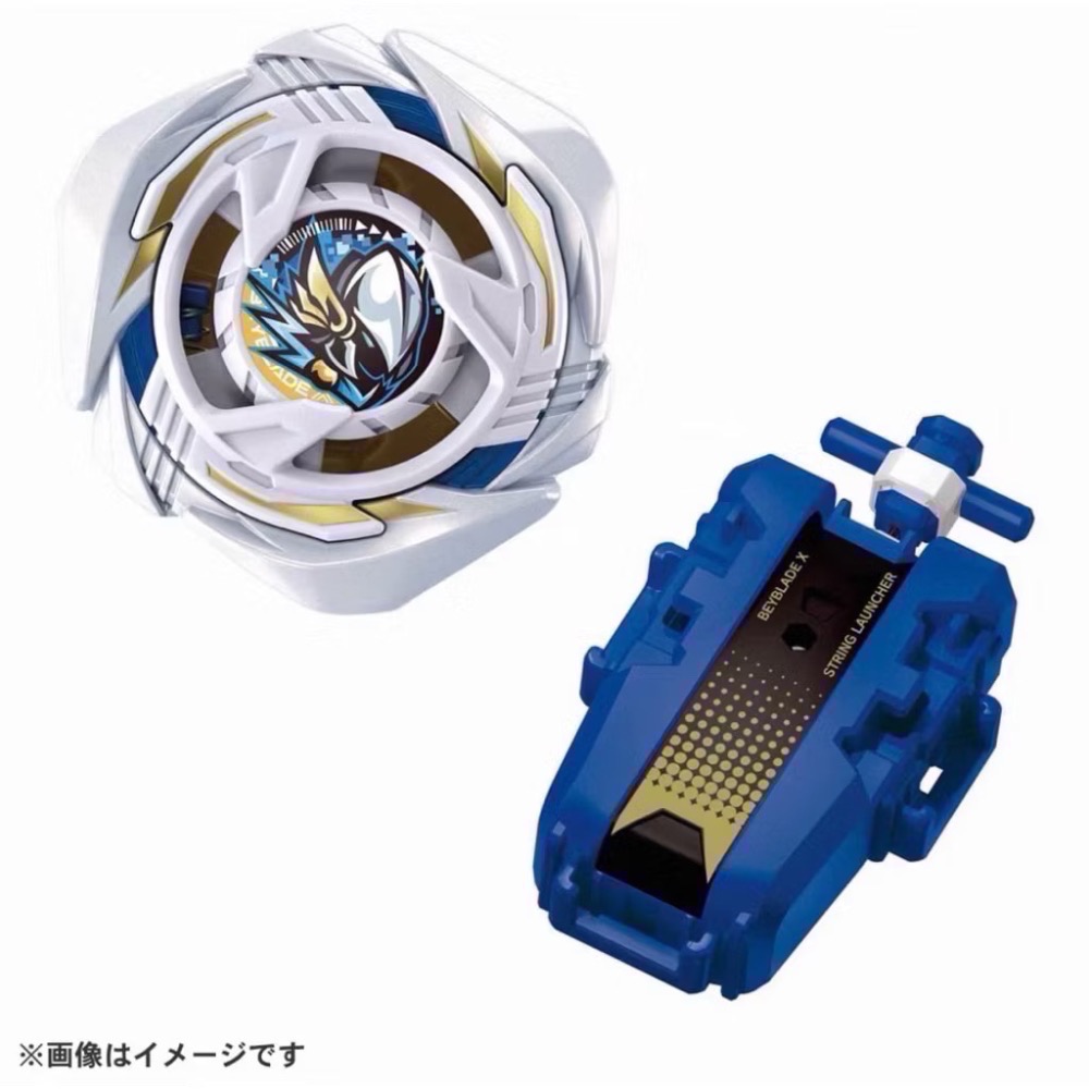 【TAKARA TOMY】BEYBLADE X 戰鬥陀螺 UX-20 榮耀女武神 LF軸 含旋風發射器 有QR 日版-細節圖2