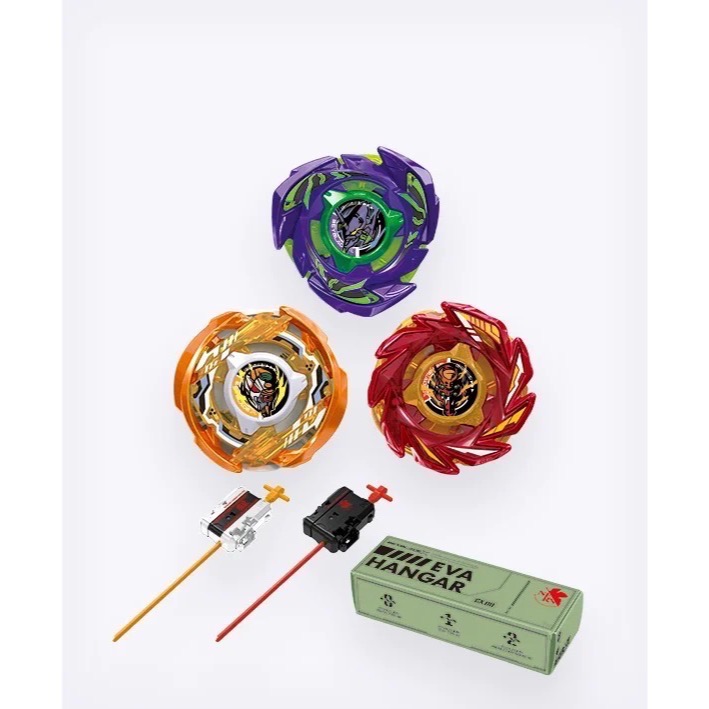 【TAKARA TOMY】BEYBLADE X 戰鬥陀螺 CX-00 福音戰士改造組 含專屬發射器及戰鬥盒 有QR-細節圖2