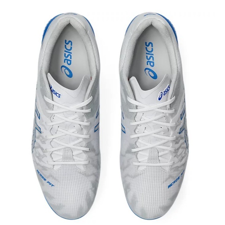 ASICS DS LIGHT ACROS 3 亞瑟士膠釘足球鞋 白藍 1101A070-102-細節圖4