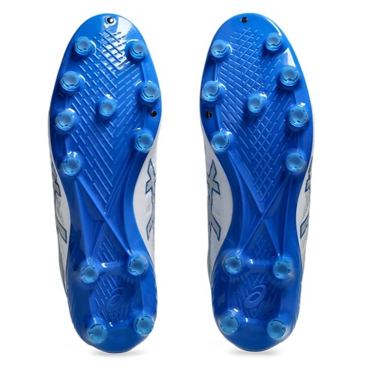 ASICS DS LIGHT ACROS 3 亞瑟士膠釘足球鞋 白藍 1101A070-102-細節圖5