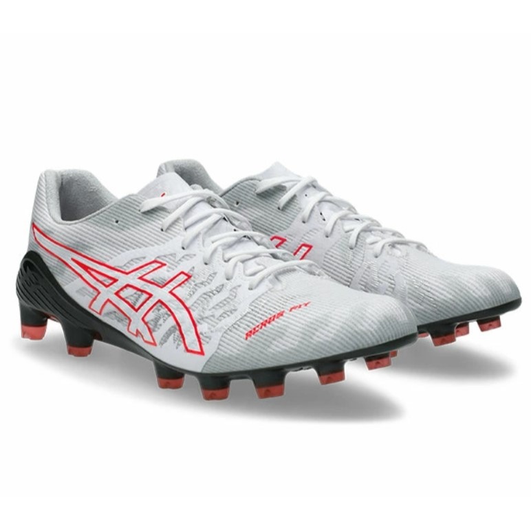 ASICS DS LIGHT ACROS 3 亞瑟士膠釘足球鞋 白紅 29CM 1101A070-104-細節圖2