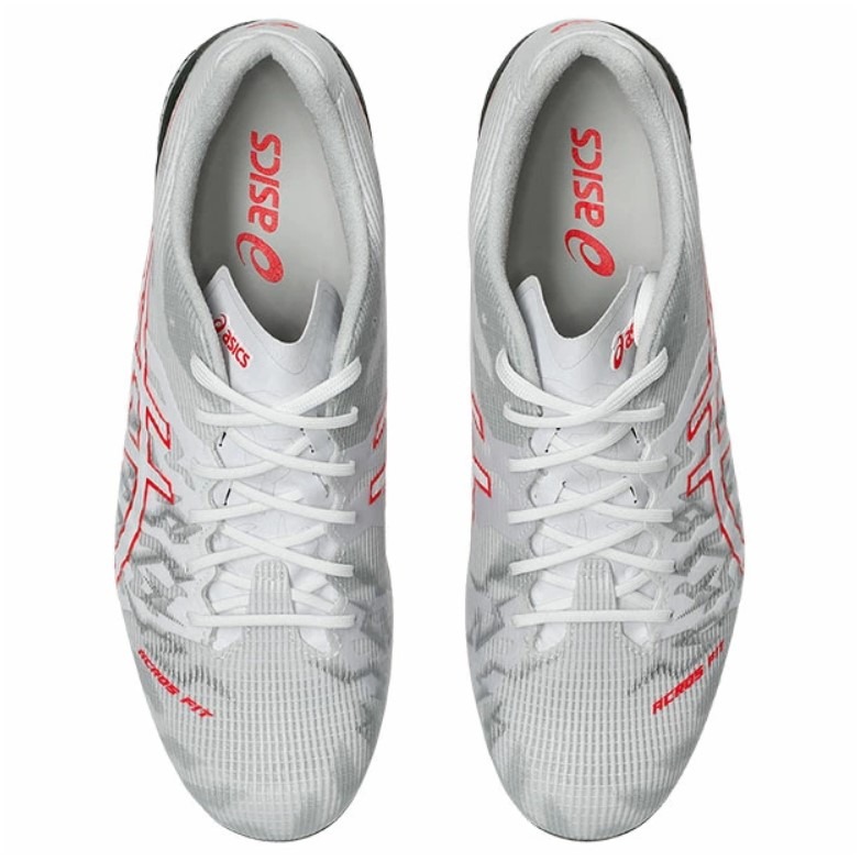 ASICS DS LIGHT ACROS 3 亞瑟士膠釘足球鞋 白紅 29CM 1101A070-104-細節圖3