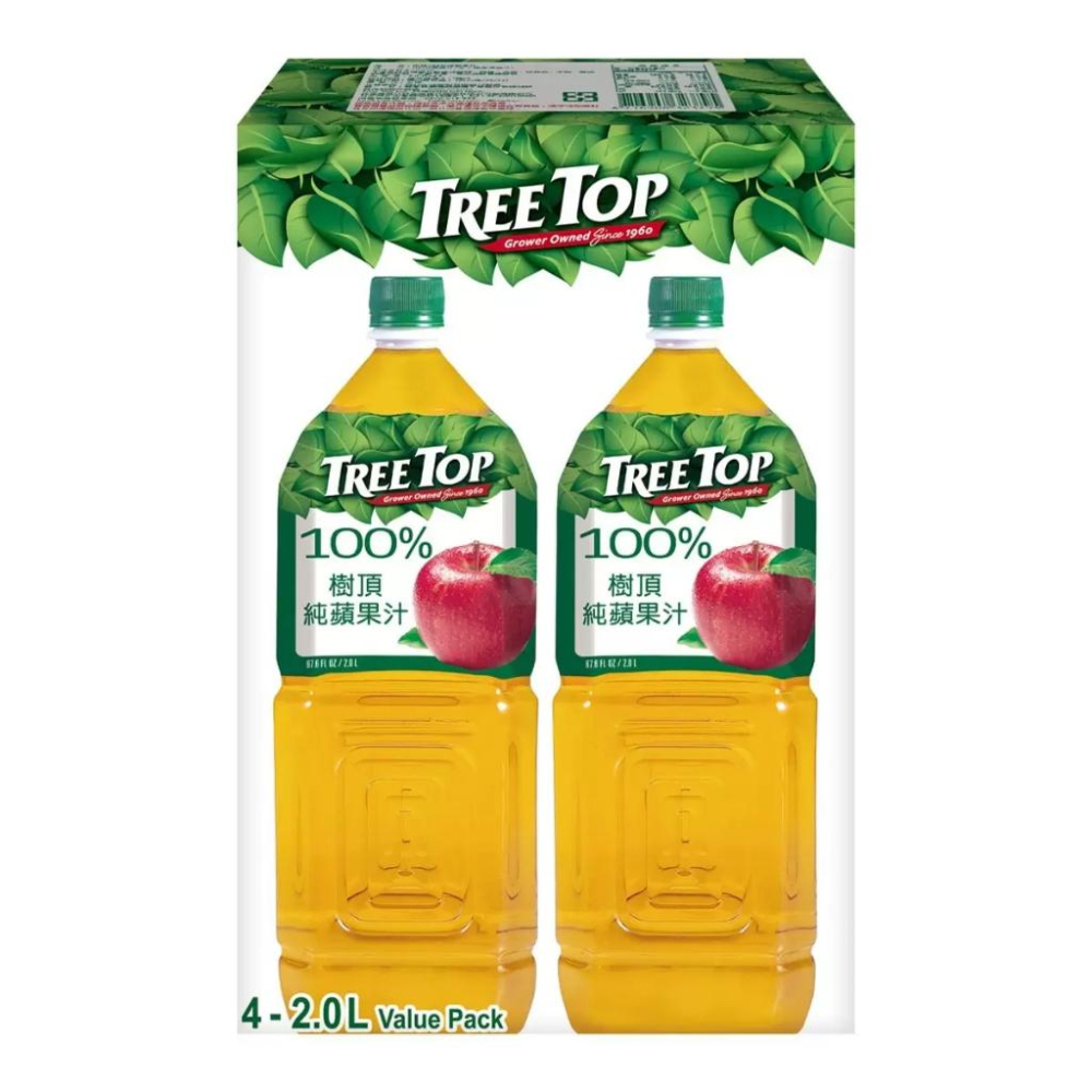 [Costco代購] Tree Top 蘋果汁 2公升 X 4入-細節圖2