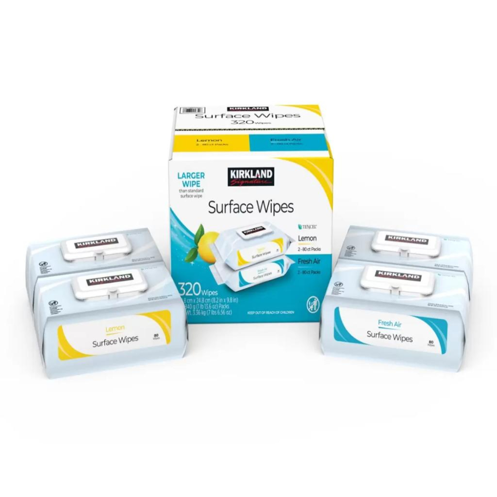 [Costco代購] KIRKLAND SIGNATURE家用清潔擦拭濕巾80張X4入-細節圖2