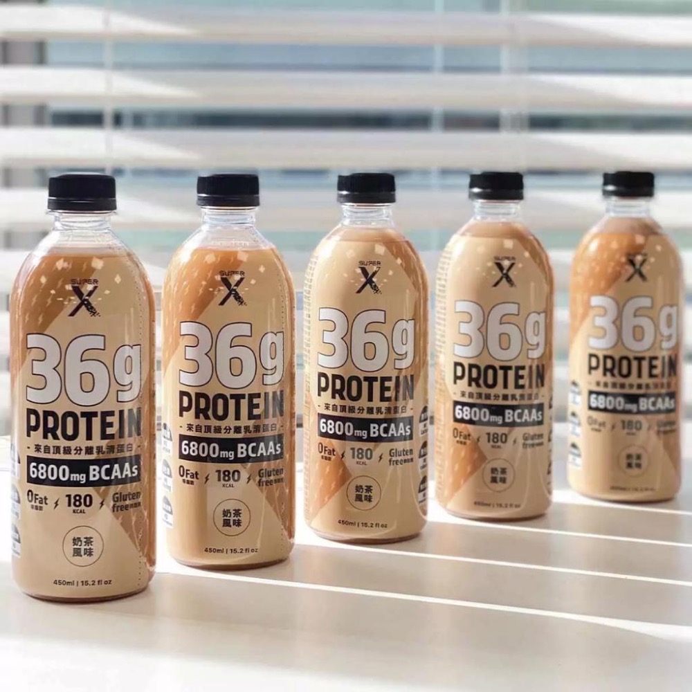 [Costco線上代購] Super X 頂級分離乳清蛋白飲 Plus 奶茶風味 450毫升 X 12入-細節圖6