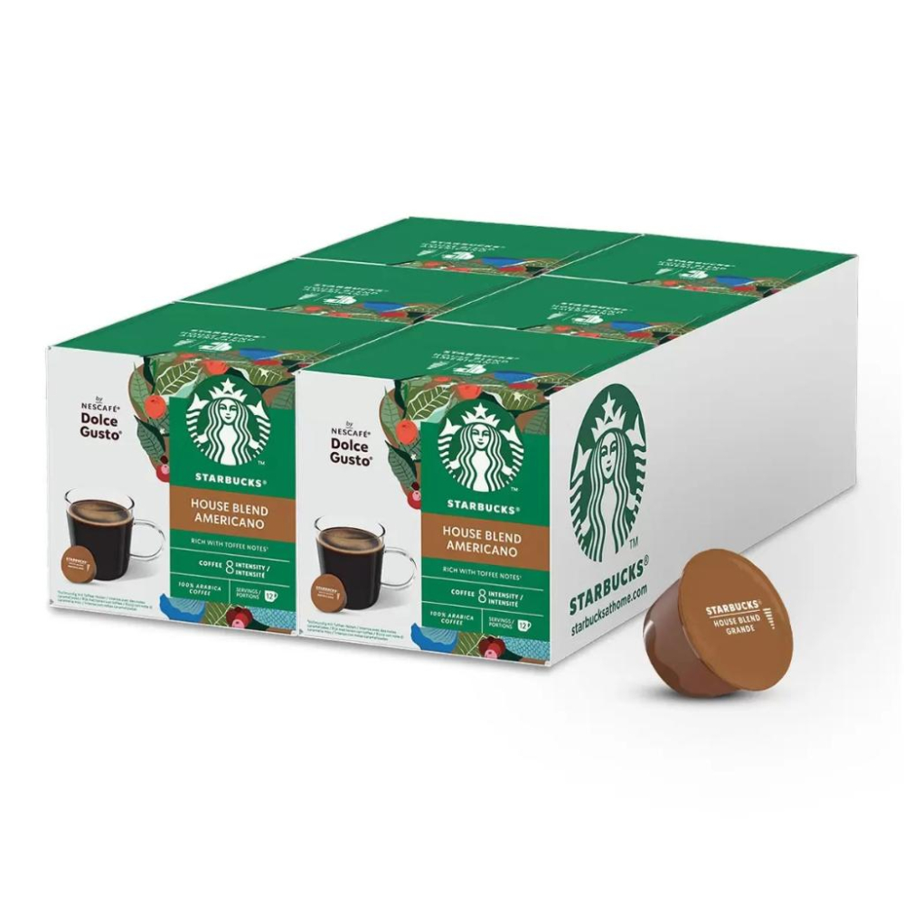 [Costco線上代購] 星巴克 家常美式咖啡膠囊 72顆 適用NESCAFE Dolce Gusto機器-細節圖3