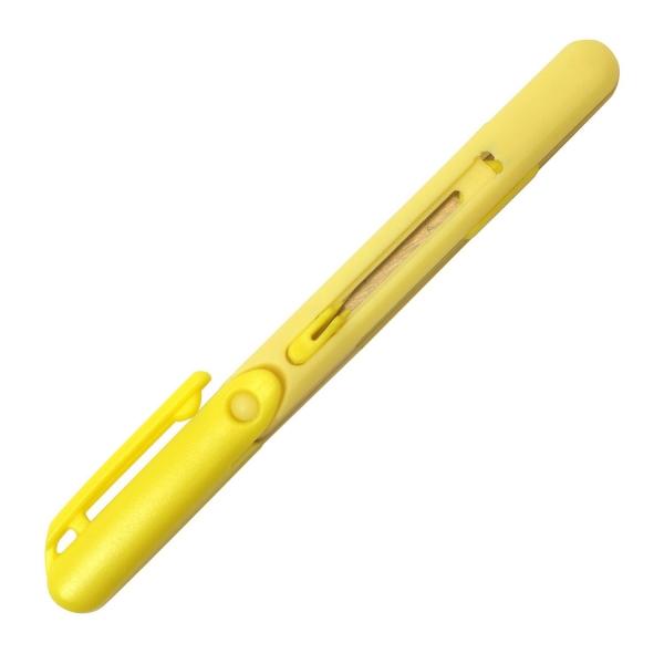 [日本帶回] Raymay 藤井 Pen Cut 筆型剪刀 Mini 迷你攜帶式剪刀 黃色 左右手適用 開學用品 文青-細節圖2