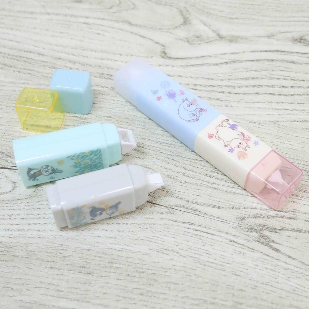 [日本帶回] Kamio Japan 迷你 方形 修正帶 立可帶 / 雙面膠 Glue Tape 嚕嚕米 小不點 卡比-細節圖8