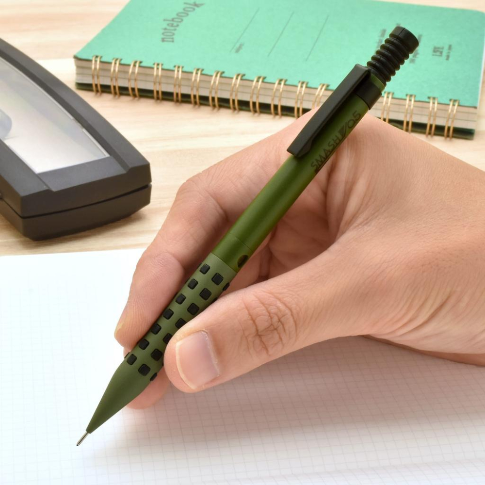 {限定色} [日本製] Pentel 飛龍 Smash 自動鉛筆 可顯示筆芯濃度 Q1005-MDKS 0.5mm 現貨-細節圖6