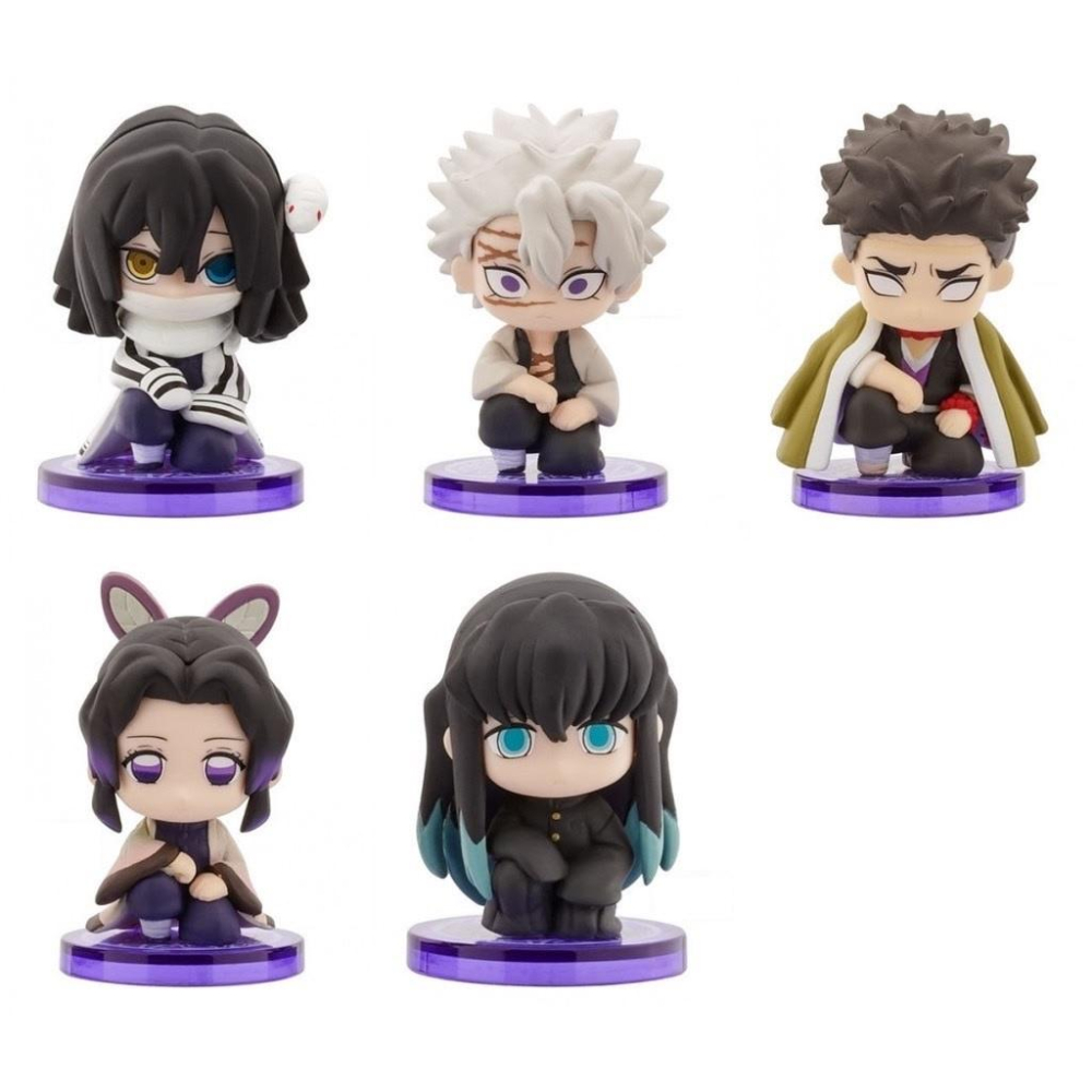 [日本帶回] Bandai 萬代 擺飾公仔 坐姿公仔 桌上小物 鬼滅之刃 柱合會議 扭蛋 轉蛋 整組售 不拆賣 現貨-細節圖4