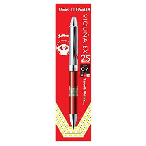 [日本製] Pentel 超人力霸王 奧特曼 鹹蛋超人 ULTRAMAN VICUNA EX 2S 2+1機能筆 原子筆-細節圖6