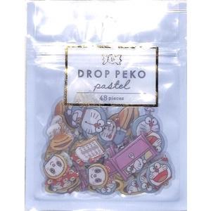 [日本帶回] Sanrio 三麗鷗 Drop Peko Pastel 立體貼紙 造型迷你貼紙 夾鏈袋 哆啦A夢 可愛小物-細節圖3