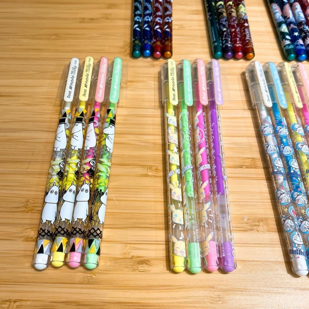 [日本製] Pentel 飛龍 Hybrid 金蔥筆 金屬筆 變色筆 1.0mm / 牛奶筆 亮亮筆 粉彩筆 0.8mm-細節圖5
