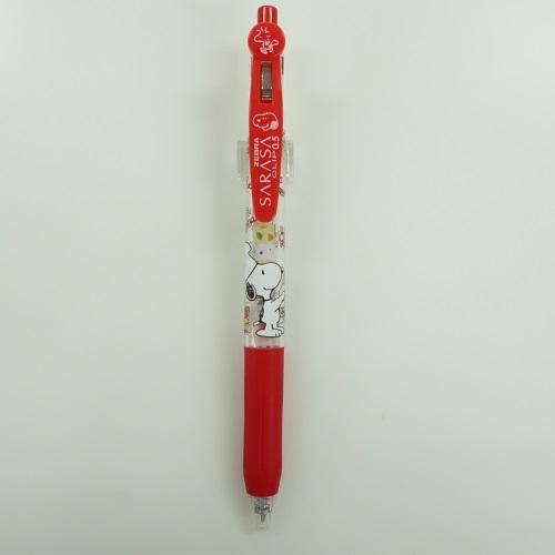 {數量限定} [日本製] Zebra 斑馬牌 Sarasa Clip 原子筆 溜溜筆 圓珠筆 史努比 中性 0.5mm-細節圖2