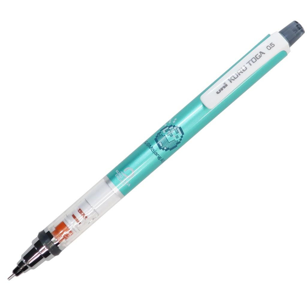 [日本製] uni 三菱 Kuru Toga 旋轉自動鉛筆 Minecraft 麥塊 當個創世神 鑽石 蠑螈 0.5mm-細節圖3