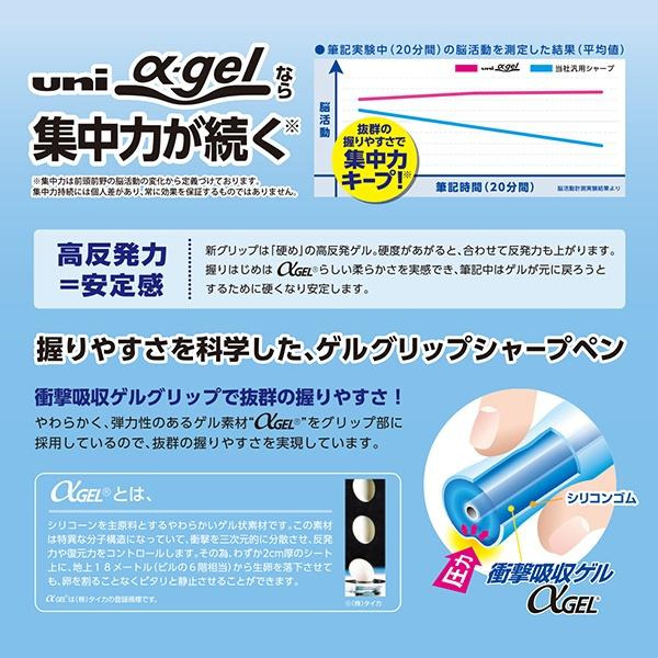 [日本製] α-gel Switch 二合一 集中力增加 旋轉自動筆 Kuru Toga 三菱 UNI 果凍筆 自動鉛筆-細節圖3