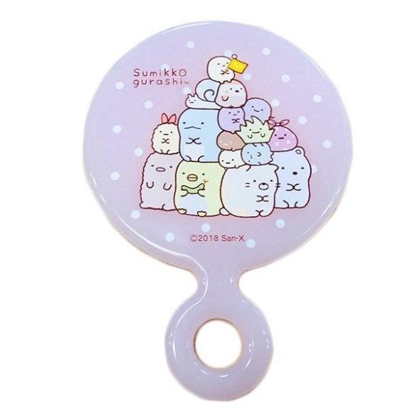 [日本製] San-X 鏡子 手拿 隨身鏡 輕巧 好攜帶 Sumikko Gurashi 角落生物 角落小夥伴 共三款-細節圖2